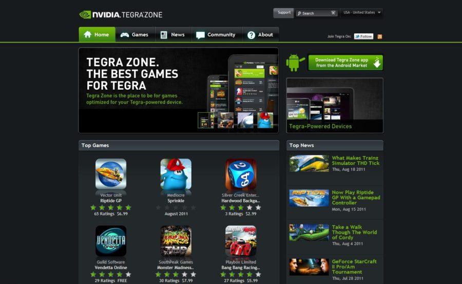 Tegra Zone sajt