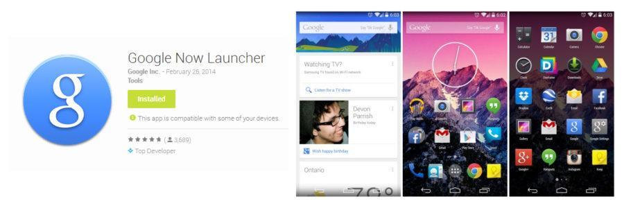 Google Now Launcher
