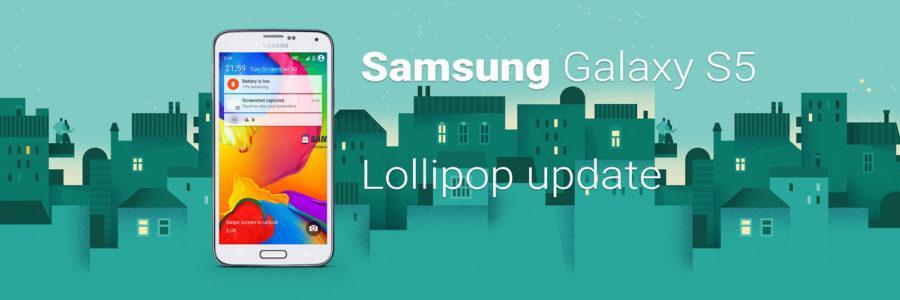 Samsung Galaxy S5 lollipop