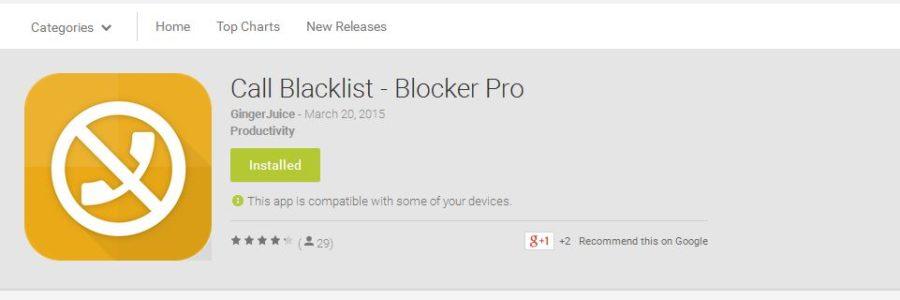 Call Blacklist – jednostavna Android aplikacija za blokiranje brojeva i poruka – koja radi