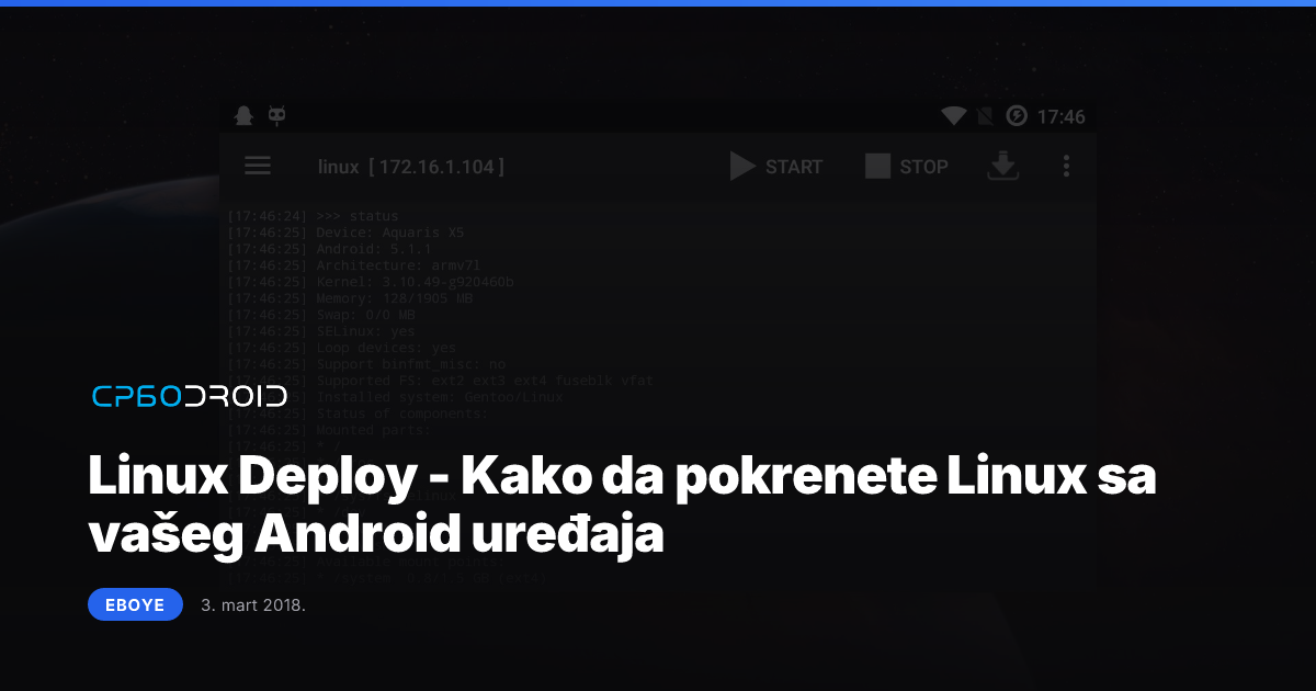 Linux Deploy - Kako da pokrenete Linux sa vašeg Android uređaja - Srbodroid