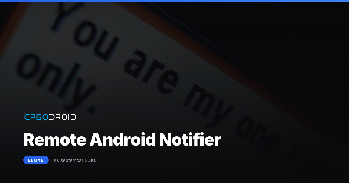 Ril Notifier Android Remote Android Notifier - Srbodroid