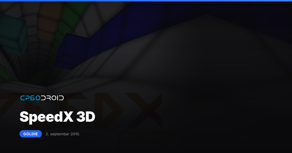 Speedx Script SpeedX 3D - Srbodroid