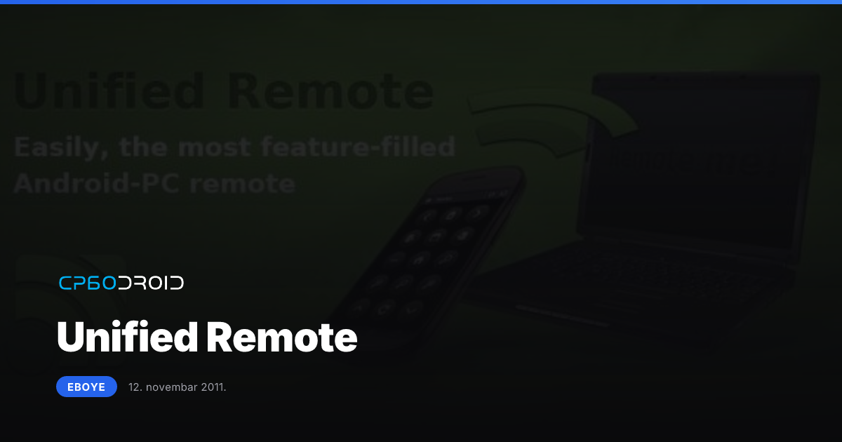 Gremote Unified Remote - Srbodroid