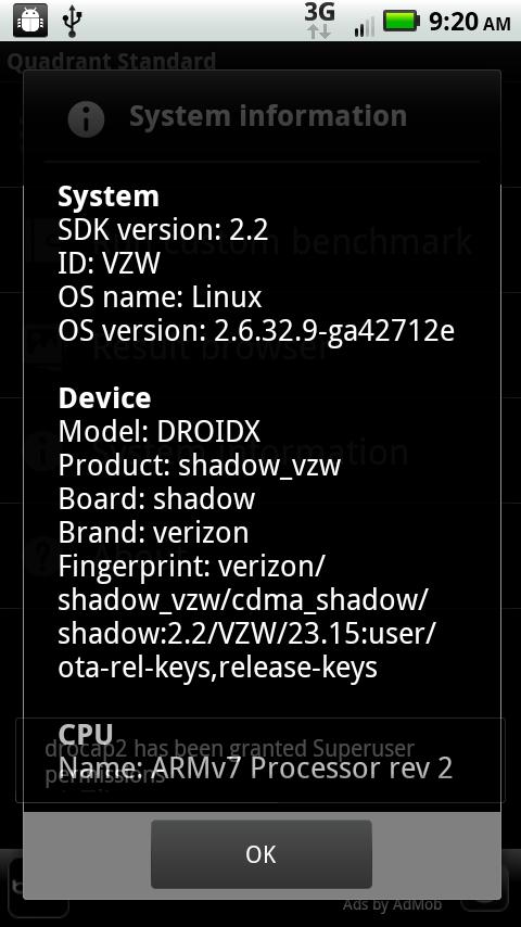 droid x droid x
