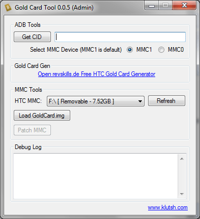 GoldCard Tool GoldCard Tool