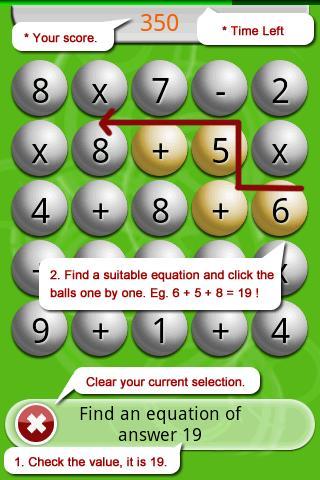 Math scramble