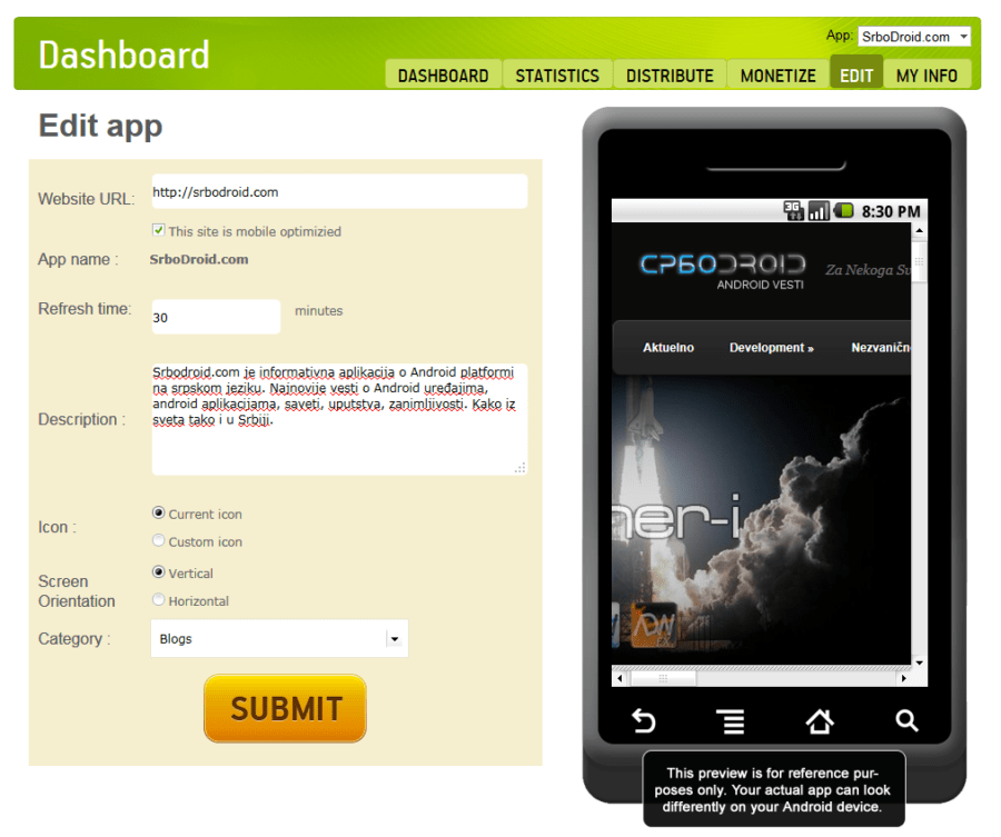 appsgeyser srbodroid
