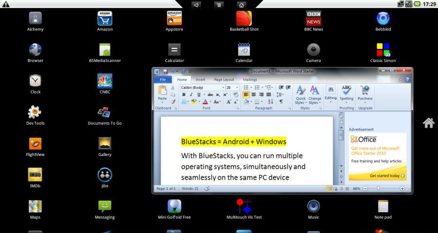 bluestacks word