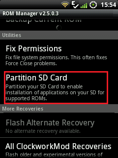 partition sd partition sd