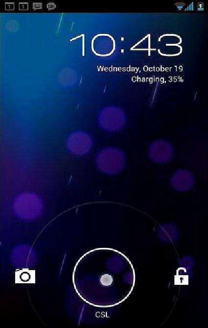 Home screen Home screen