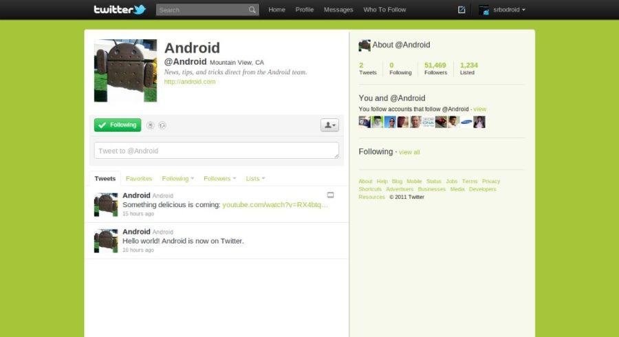 android twitter nalog