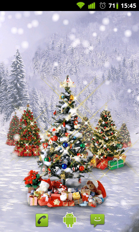 Cristmas Snow Live Wallpaper