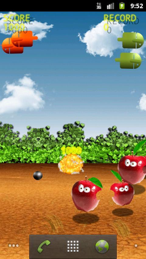 Bombs on Apples screenshot