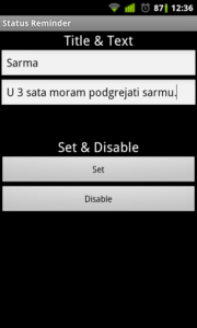 Status Reminder (2)