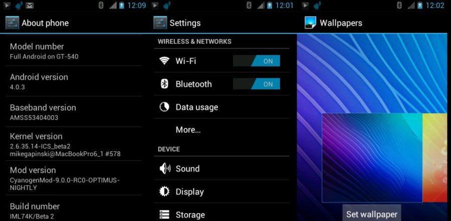 ICS na LG GT540 ICS na LG GT540