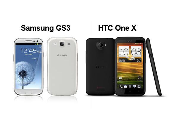 htc one x vs sgs3 htc one x vs sgs3
