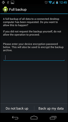 Full Backup