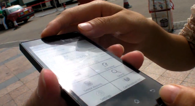 Ony International E Ink telefon Ony International E Ink telefon