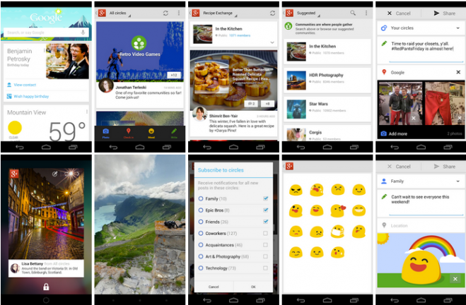 google plus update