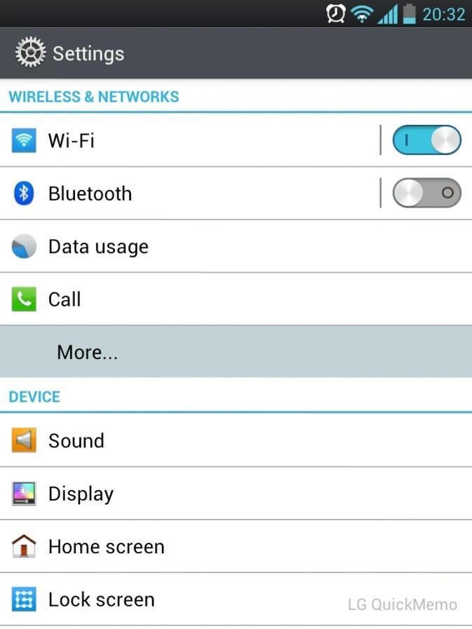 Android Settings