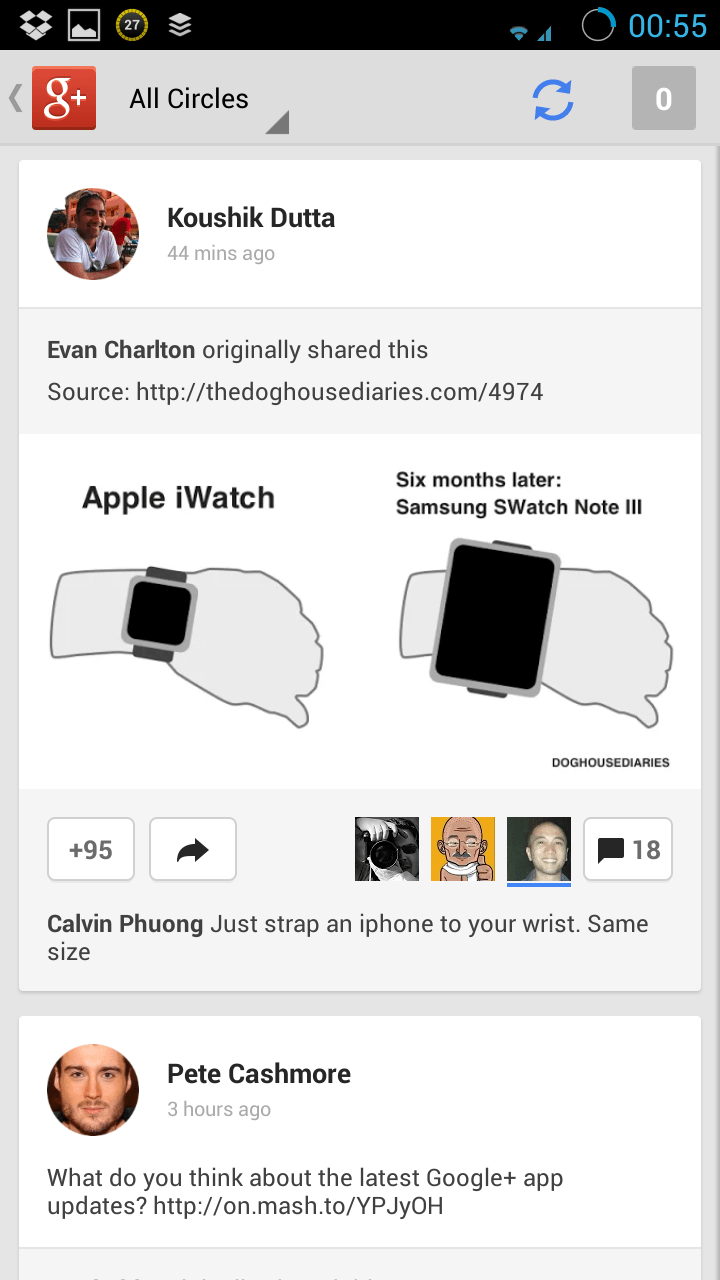 Novi Google+