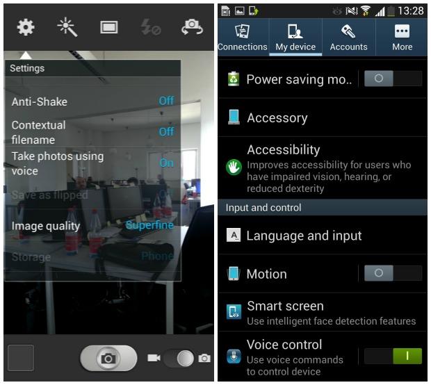 S3 4.2.2 camera voice control