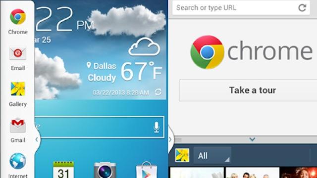 Samsung Galaxy S4 Multitasking