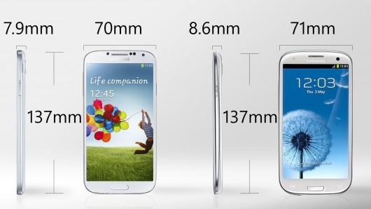 galaxy s4 vs galaxy s3