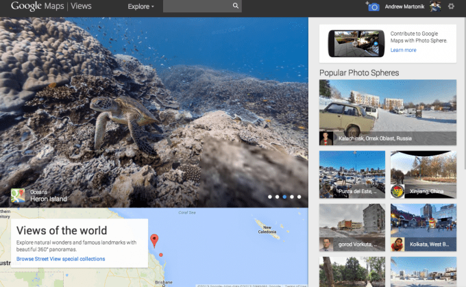 google maps views
