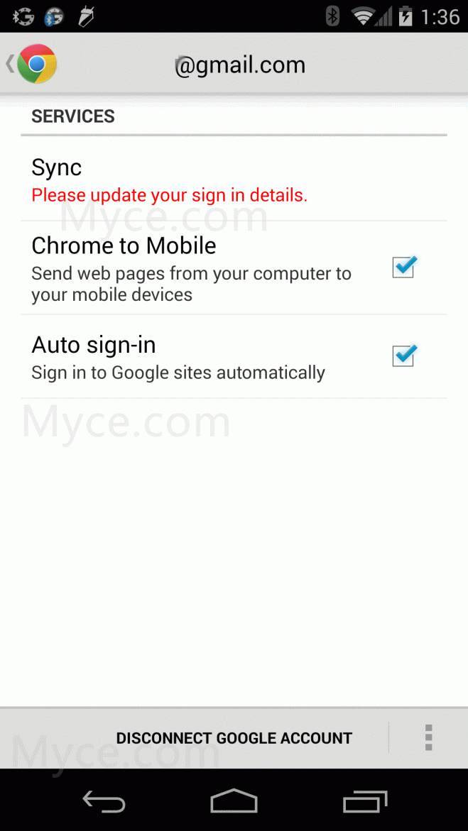 myce android klp