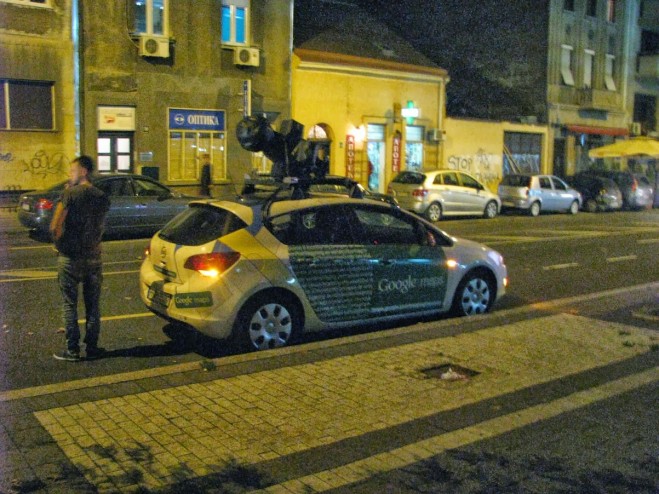 Google Maps Street View car in Serbia