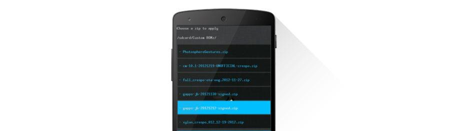 ClockworkMod Choose ZIP