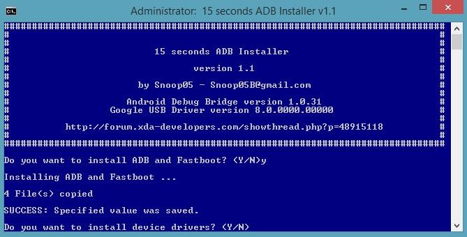 Install Android Device Drivers