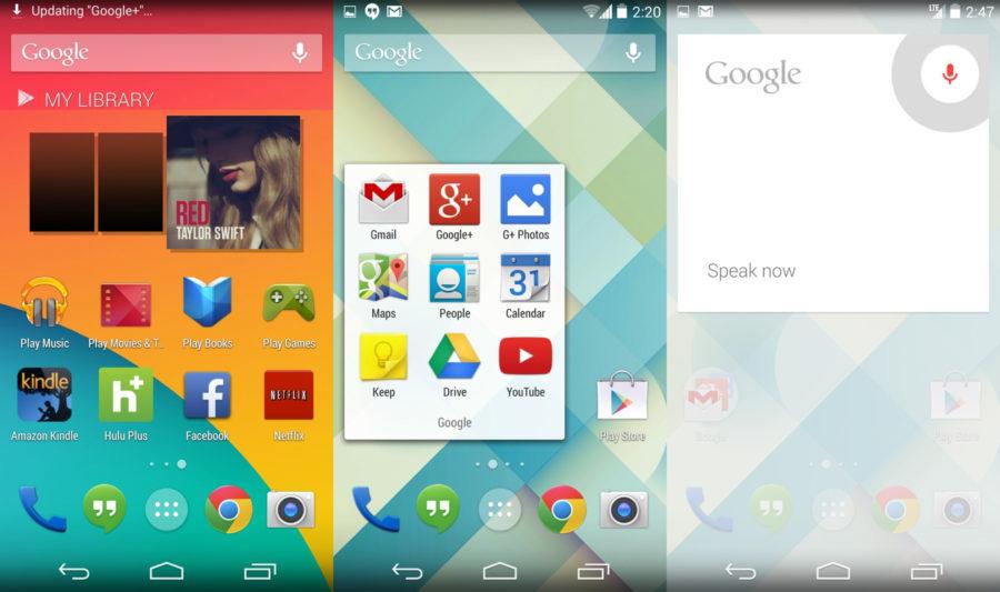 Android Kit Kat Screenshots
