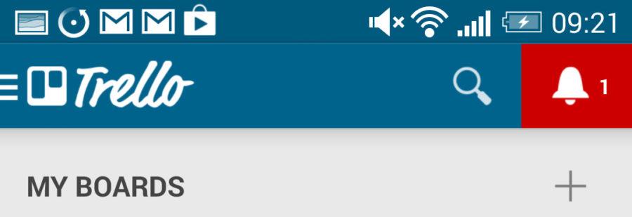 HTC Trello na KitKat
