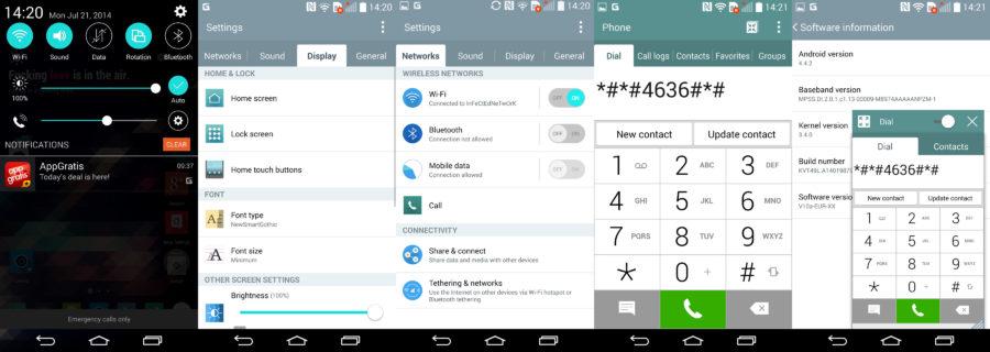 LG G3 Optimus UI Interface