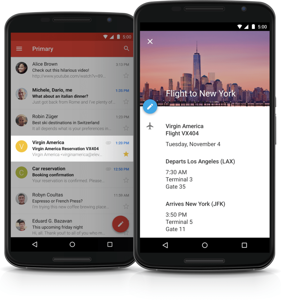 Calendar aplikacija Lollipop