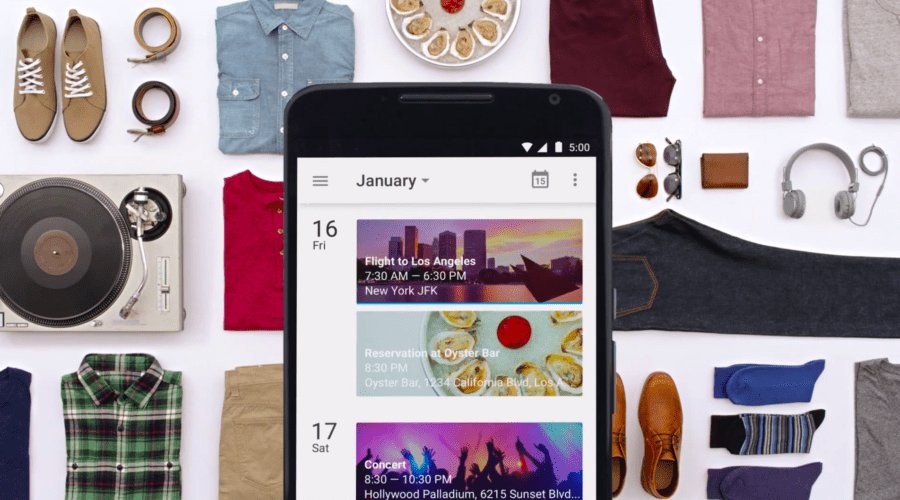 Google Calendar Material Design