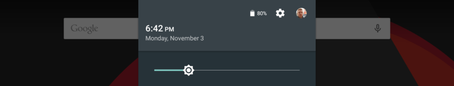 screen brightness