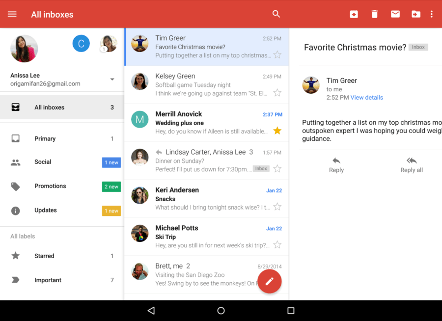 All Inboxes View