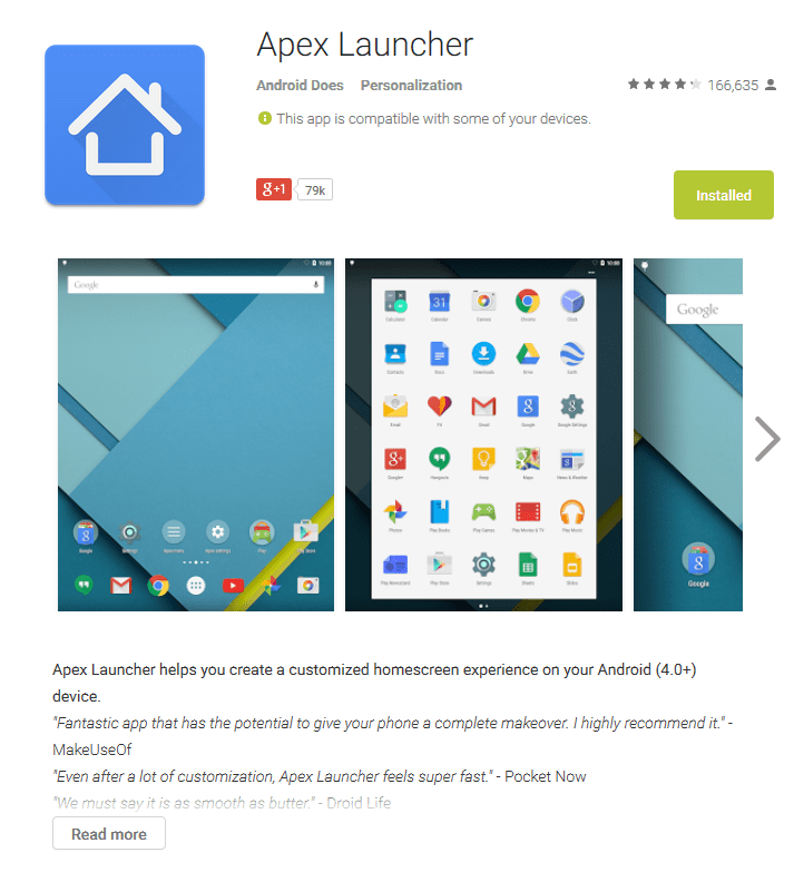 apex launcher