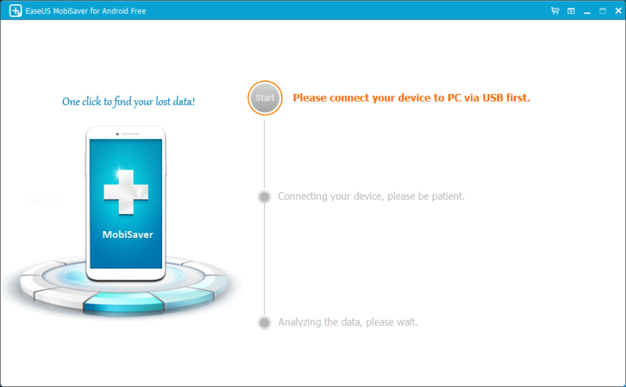 easeus start screen