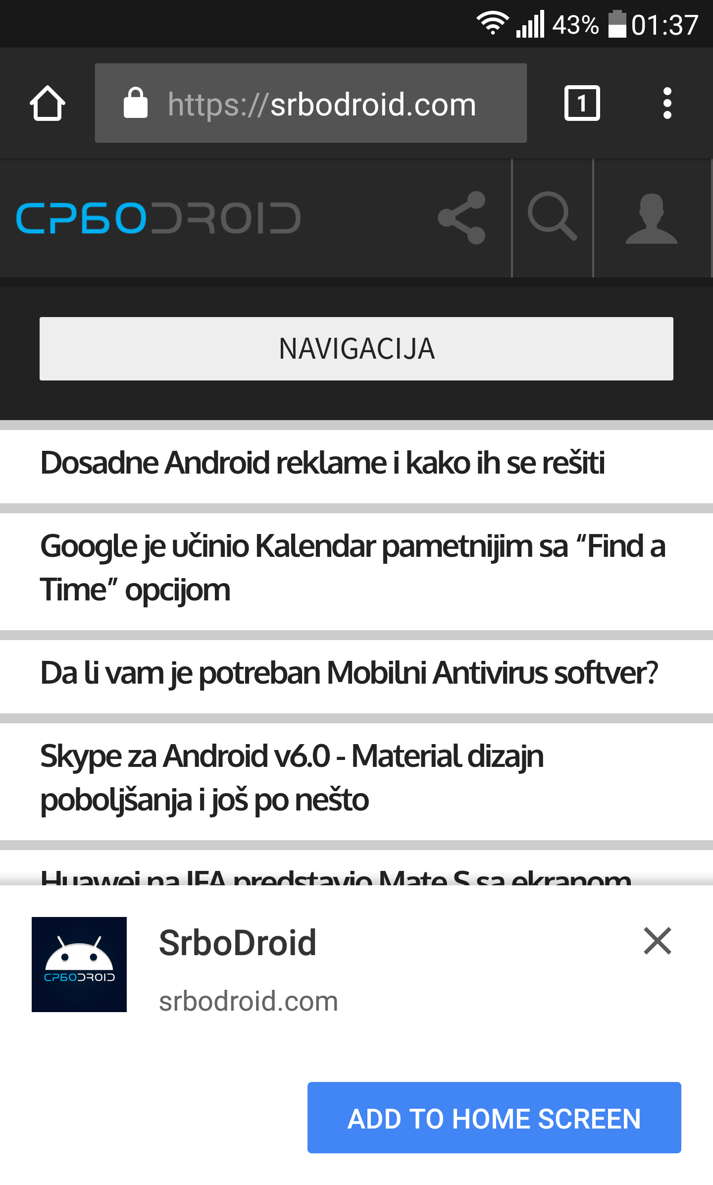 AddToScreen