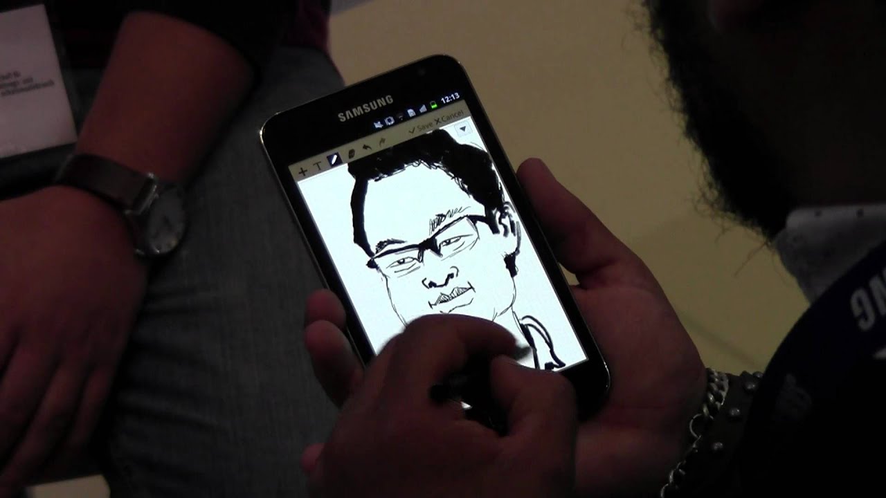YouTube: Crtanje na Samsung Galaxy Note