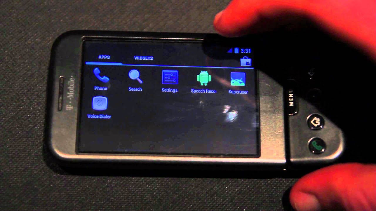 YouTube: ICS custom rom na Google G1 telefonu