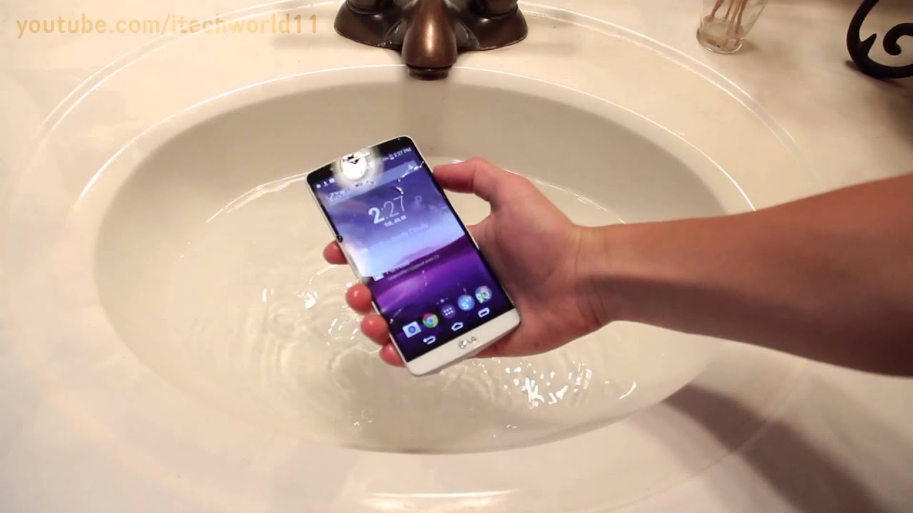 YouTube: LG G3 vodootporan?