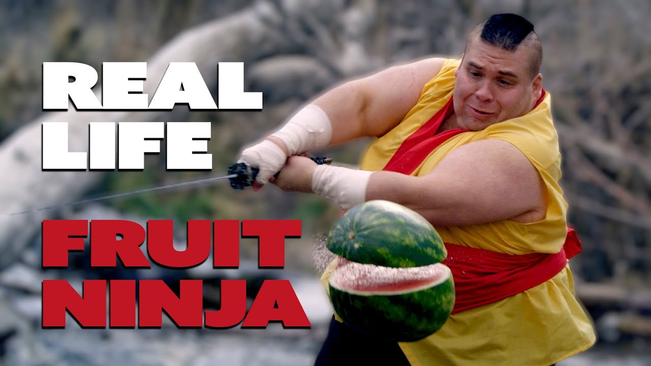 YouTube: Fruit Ninja u pravom životu