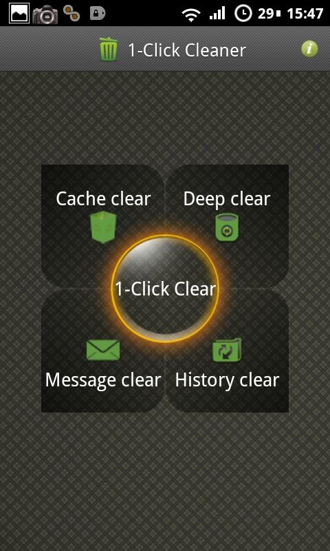 Unrooted 1-Click Cleaner for Android