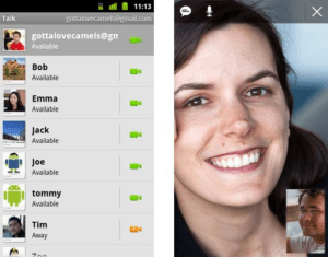 Video chat Gtalk Android